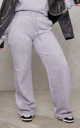 Plus Grey Marl Wide Leg Jogger