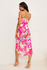 Lipsy Strappy Wrap Midi Dress