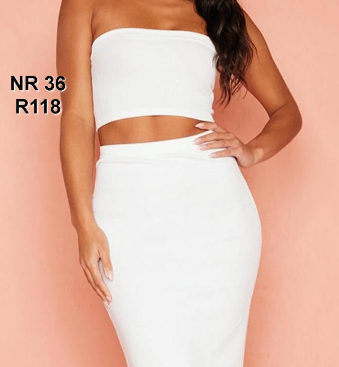 Top Bust Crinkle Pa Rrip Ngjyrë Krem