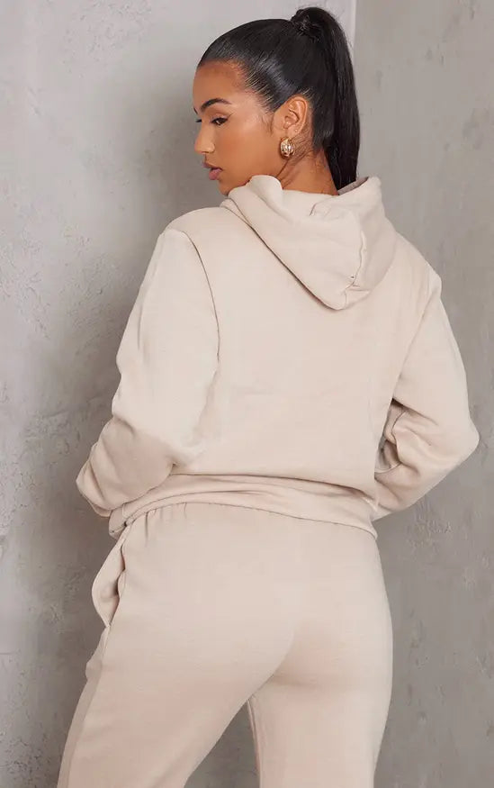 PRETTYLITTLETHING Logo Badge Detail Oversized Hoodie