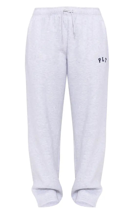 Tutash sportive Ash Grey PLT Logo me prerje të gjerë dhe të lirshme