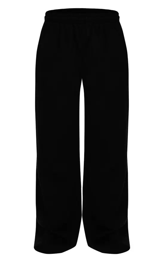 Black Straight Leg Sweatpants