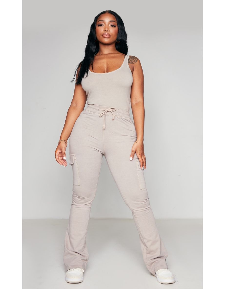 Shape Stone Acid Wash Sleeveless Bodysuit