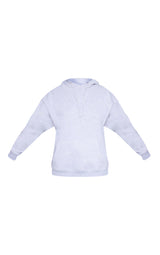 Tall Ash Grey Basic Hoodie me përmasa të mëdha